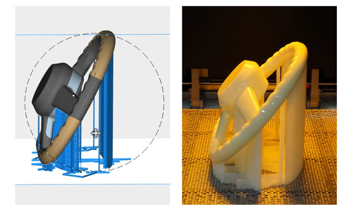 Orientation affects both printing accuracy and speed