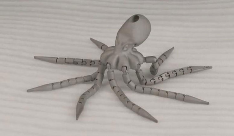 Case Analysis of Printing Metal Octopus Model - Protofab 3D Printing Company