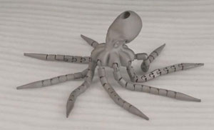 Case Analysis of 3D Printing Metal Octopus Model