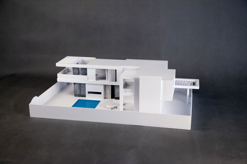 3D printing building model villa
