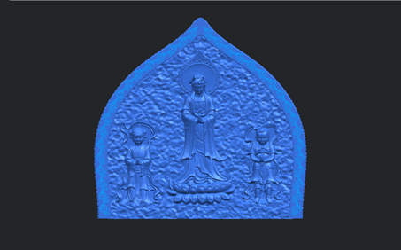 reverse modeling of wall carving